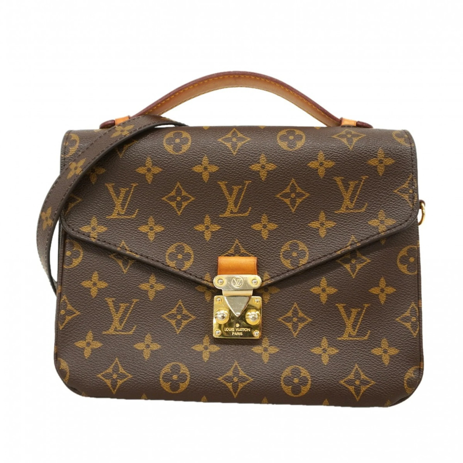 Louis Vuitton Monogram Pochette Metis MM Handbag M44875 Brown 2-wa... GZl1j86q