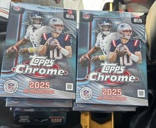 2025 Topps Chrome Football Hanger Box Lot Of 2: 1 Day Shipping