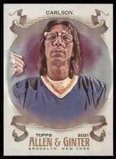 2021 Topps Allen & Ginter Silver Portraits Hot Box Parallel Steve Carlson #239