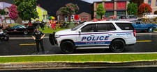 Greenlight Suffolk County, NY Highway Patrol 909 Chevy Tahoe CUSTOM 1/64 diecast