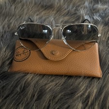 Authentic Vintage Ray-Ban Sunglasses Case-Silver Gradient Blu/ Smoke
