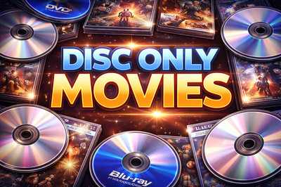 DISC ONLY MEDIA - SELECT YOUR MOVIE - BLU RAY, DVD, SPECIAL FEATURES - VERY GOOD
