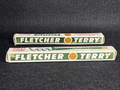 2 NEW Vtg Fletcher Gold Tip Glass Cutter #02A Made USA NOS