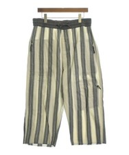 Vivienne Westwood MAN Cropped Pants GrayxWhite Stripe Pattern 2200619779023