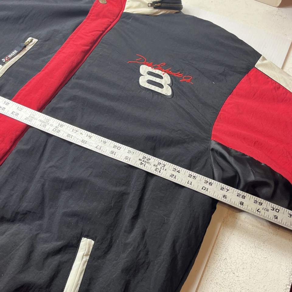 Chase Authentic 2000 Vintage Mens Size XL Dale Earnhardt Jr Jacket NASCAR 8 - Image 4 of 4