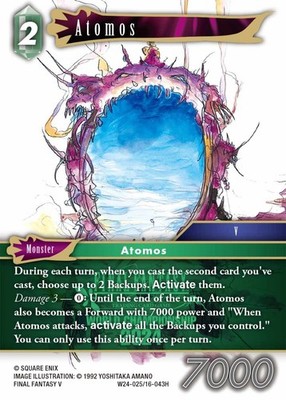 Atomos - W24-025/16-043H NM - Final Fantasy