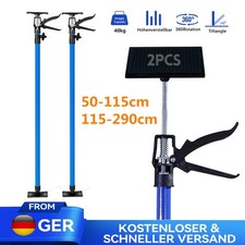 2X Deckenstütze Montagestütze Einhandstütze Belastbar Bis 40kg 50-290cm Set DE