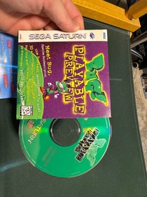 lot of 6 Sega Saturn sampler video game discs Bootleg, Nights, Bug, Scream, more