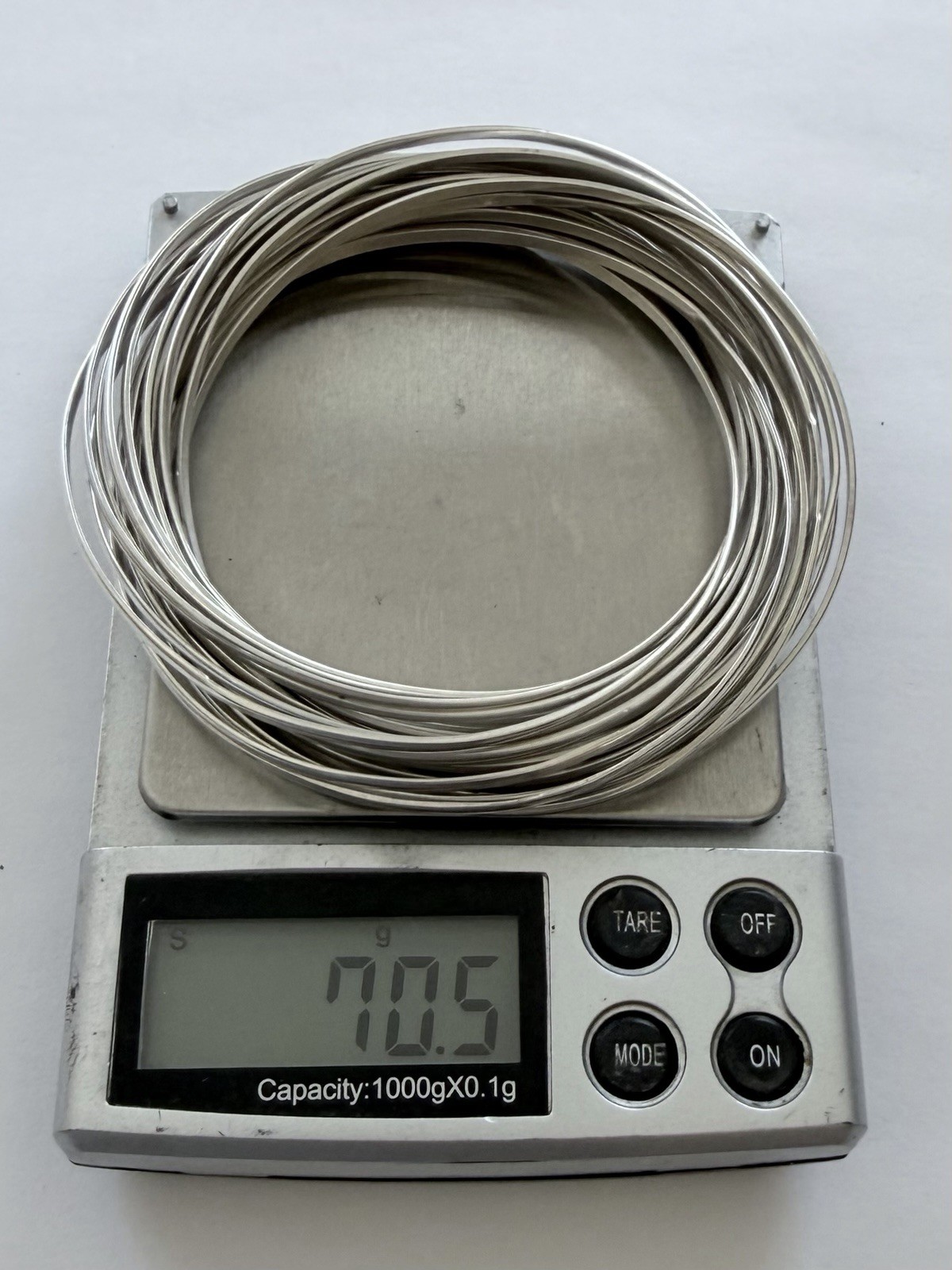 Sterling Silver Heavy Interlocking 21 BANGLES Bra… - image 12