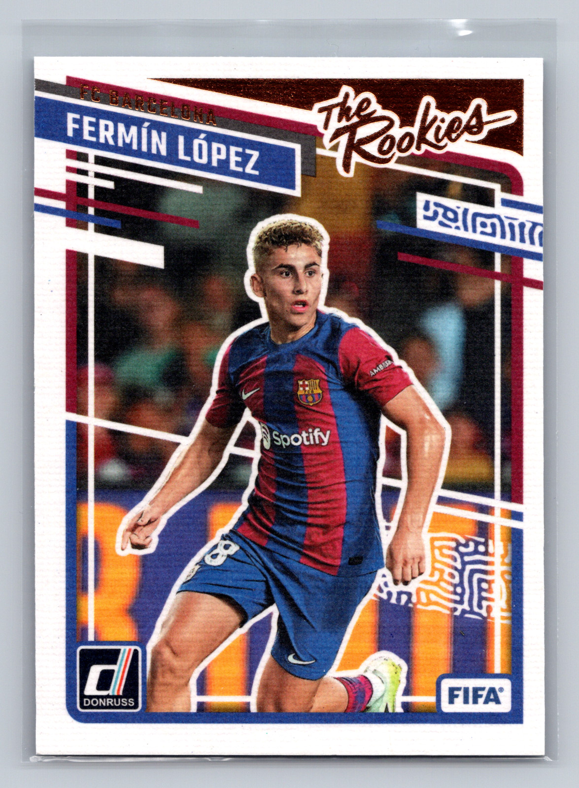 Fermin Lopez #9 Soccer Cards 2023 Panini Donruss The Rookies trading card — raw and PSA graded price guide