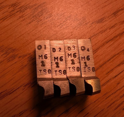 TRW 5/16'' DS MILLED THREAD CHASERS---ONE SET OF 4 NEW THREADCHASERS IN OPEN BOX