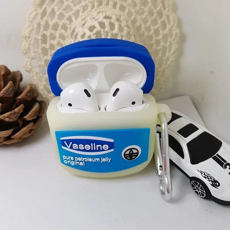 AirPods Case 3D Vaseline Silicone Cover AirPods 4 3 2 1 Pro Pro 2