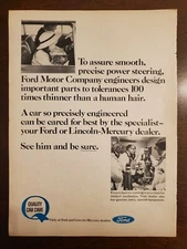 60's Ford 8x11 Magazine Color Advertisement
