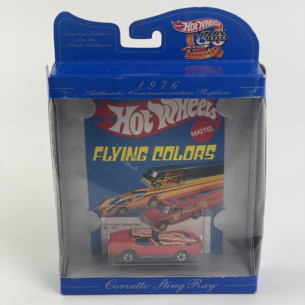 Hot Wheels 1976 Commemorative Flying Colors Corvette Sting Ray 1