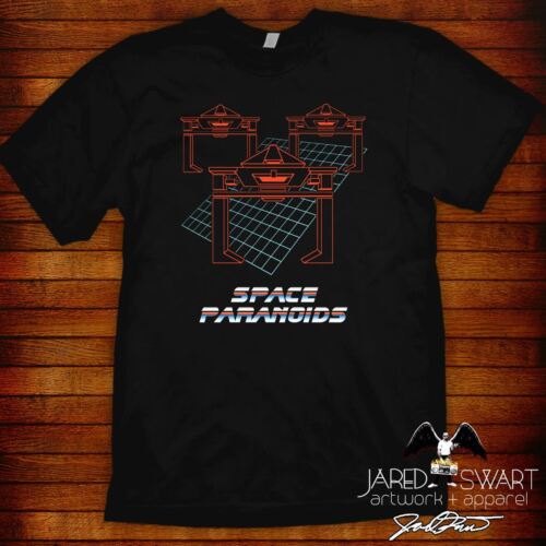 Tron 1982 T-Shirt Space Paranoids S-5XL (idéal pour cadeau avec rayon bleu ou dvd !) - Photo 1 sur 2