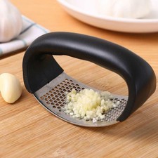 Professional Grade Garlic Crusher YIWULA Garlic Press Stainless Steel Dishwasher Safe Easy to Clean Easy Squeeze Rust Proof Garlic Tools Kitchen Garlic Mincer Tool with Round Hole