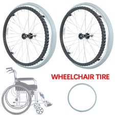22/24Zoll Rollstuhl Reifen Hinterrad Ersatzteile Pannensicher 22/24x1 3/8 DE_