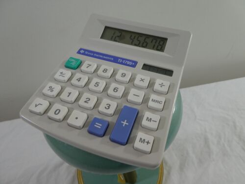 Texas Instruments TI-1795+ Desktop Calculator Solar Powered N-0398 Not Working - Picture 6 of 10