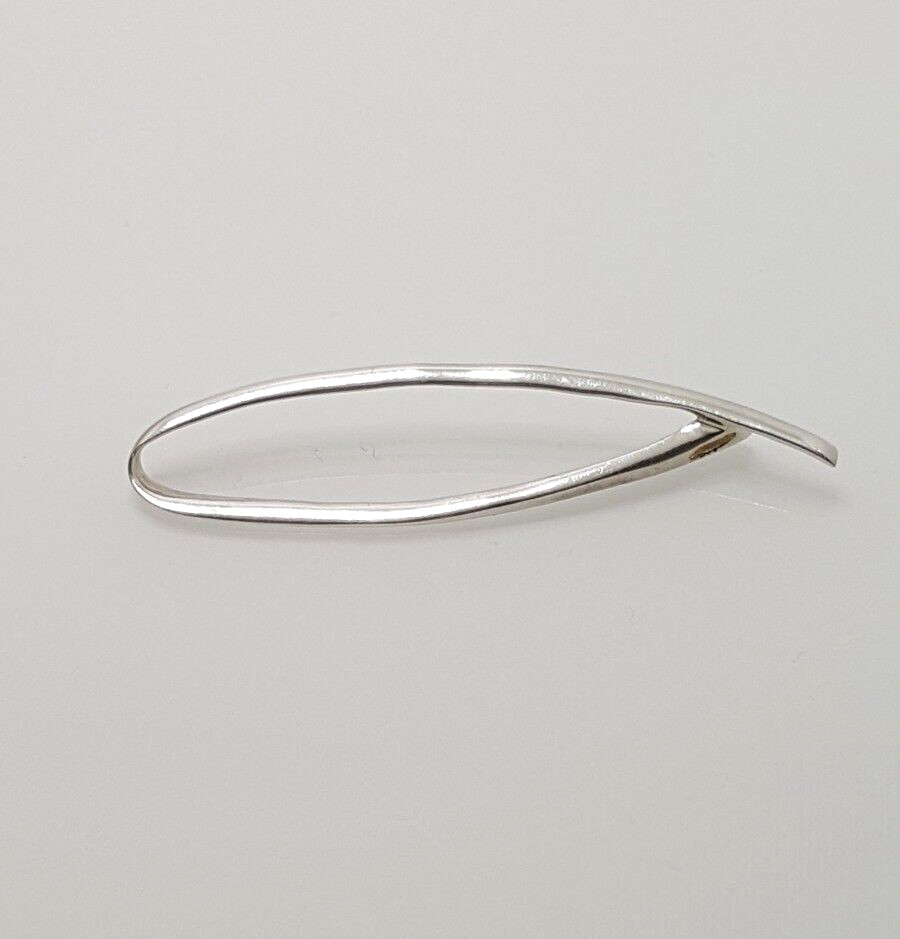 Gorgeous Sparkling Artistic Long Loop Pendant 925… - image 6