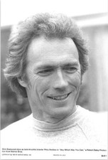 Clint Eastwood 1980 original 8x10 photo smiling portrait Any Which Way You Can