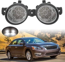  FOR Nissan Altima Maxima Sentra Rogue Pathfinder RH / LH LED Fog Lights 