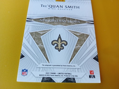 2021 Panini SAINTS TRE-QUAN SMITH - Auto Limited no TT-TS - Foto 5 di 5