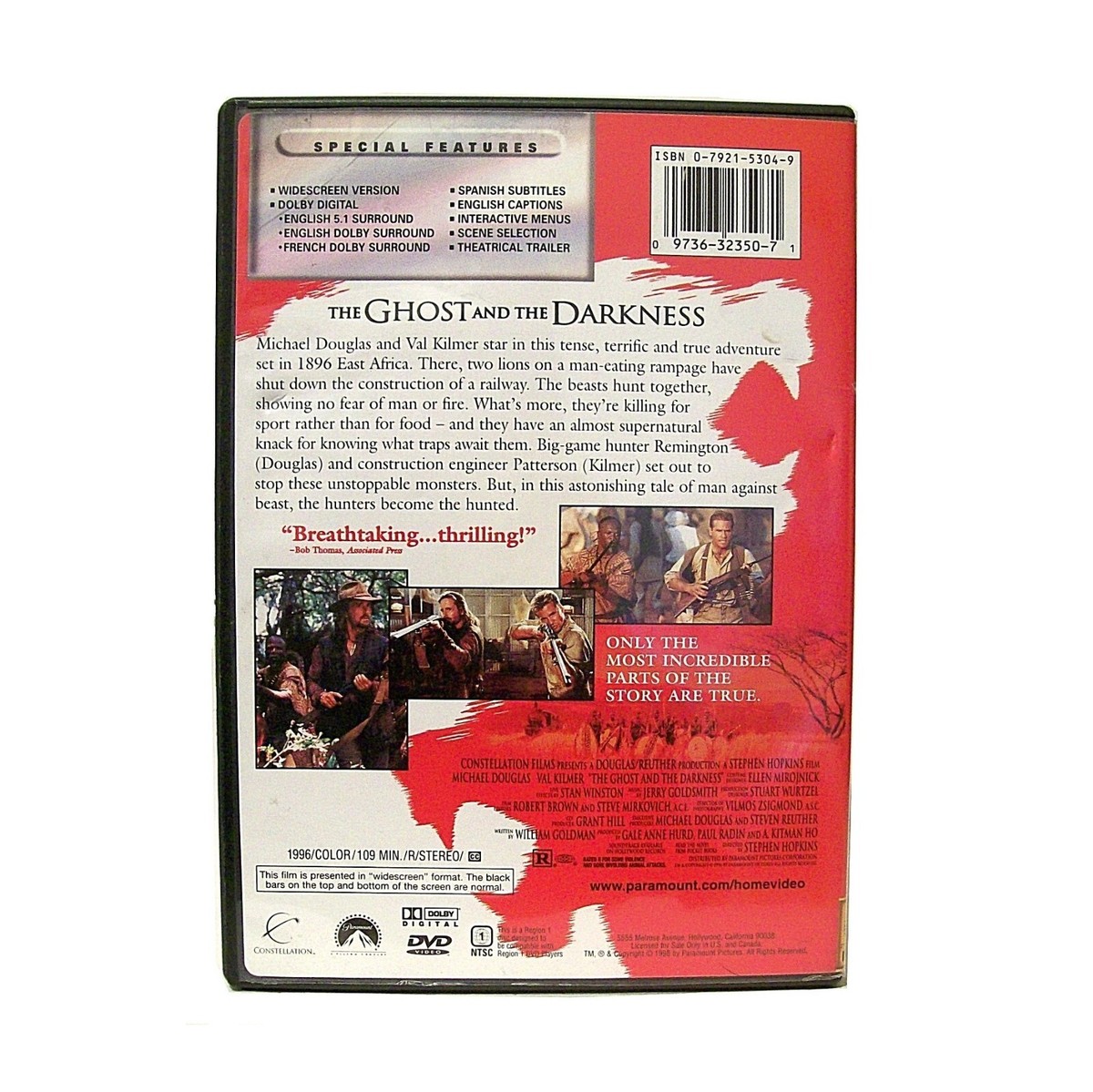 THE GHOST AND THE DARKNESS (1996)