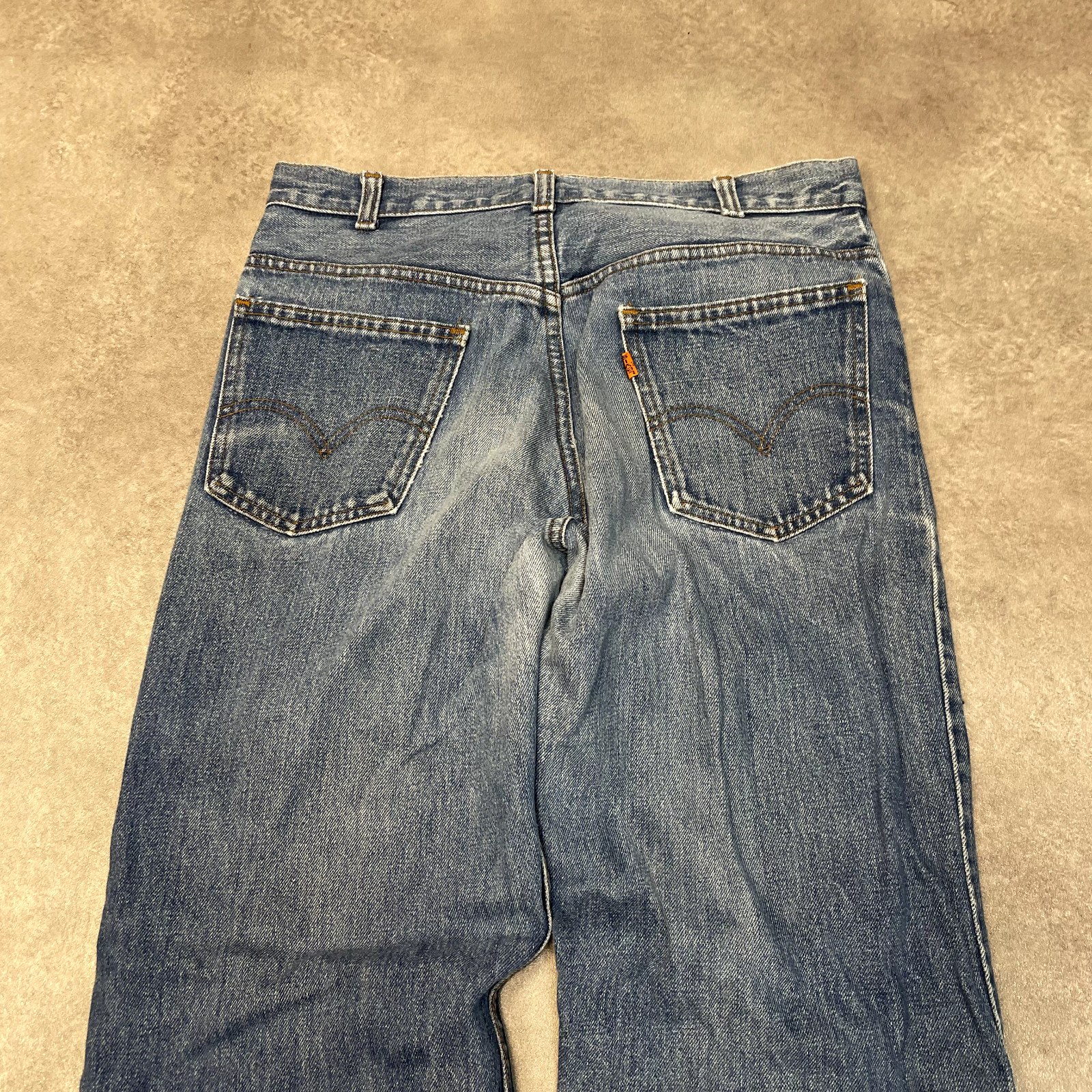 Levis Jeans 90s Denim Womens USA Carpenter Workwear Trousers, Washed Blue, 32” image 8