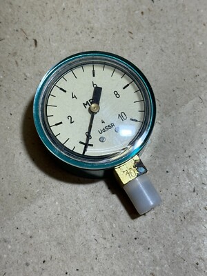 1x Manometer 0-10 MPa (~ 0-100 bar) Ø 60 mm M12x1,5 Anschluss stehend #AS-K07