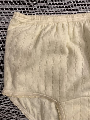 Vintage 90s Beiby Joe Girls Kids Underwear Sz 12 Light Yellow 100% Cotton - Picture 2 of 7