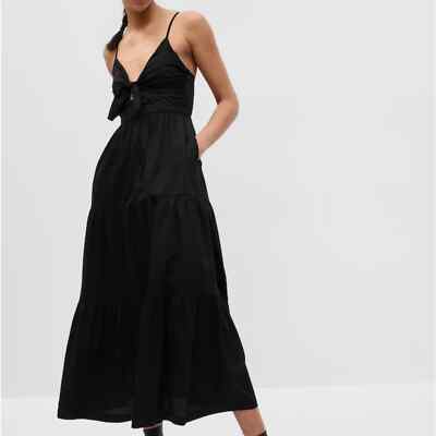 gap cut out dress Waist-Defined Crepe Side-Cutout Maxi Dress