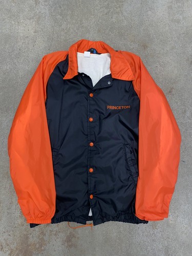 Vintage 1960s Princeton University Windbreaker Jacket Champion Size Medium