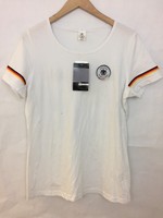 Women's White Deutscher Fussball-bund T-shirt Soccer Germany 2012 Size M 40/42 Women's White Deutscher Fussball-bund T-shirt Soccer Germany 2012 Size M 40/42