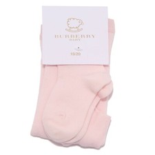 1327W calzamaglia bimba BURBERRY pink cotton tights girl kid