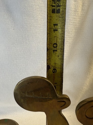 Vintage großer Messing Engel Kerzenständer 9" schwer massiv - Bild 6 von 6