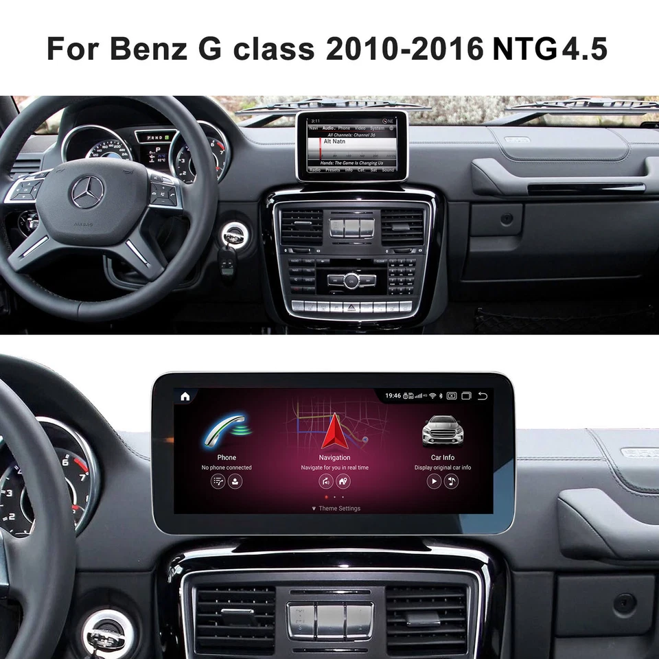 12.3" Android 13 Touch Screen CarPlay GPS For Mercedes G Class W467 G63 G65 256G - Bild 2 von 4