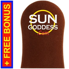 Best Sunless Tanning Application Mitt + Gloves + Sunless Self Tanner Lotion