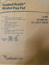 (Case of 4,000) Cardinal Health MW-APL Skin Prep Wipe 70% Alcohol Large Sterile
