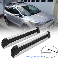 For Ford Escape 31.7'' Ski Snowboard Rack Roof Top Carrier Fishing Pole Car Rack