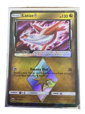 Pokémon TCG Latias Prism Sun & Moon: Celestial Storm 107/168 Holo Holo Rare