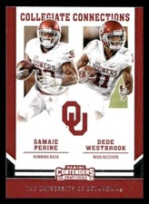 2017 Contenders DP #6 Samaje Perine / Dede Westbrook Rookie Oklahoma