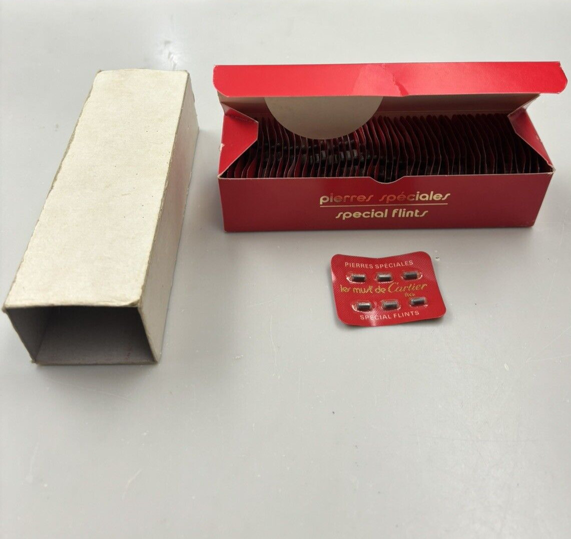Special Flints Pierres Speciales Les Must De Cartier, Unopened