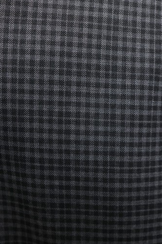 STAFFORD mens gray check WOOL two button sport coat suit jacket blazer 46 R - Picture 11 of 15