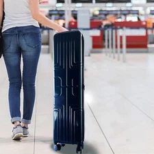 Trade Show Carrying Hard Case with Wheels - 39"x10"x8" INSIDE SIZE