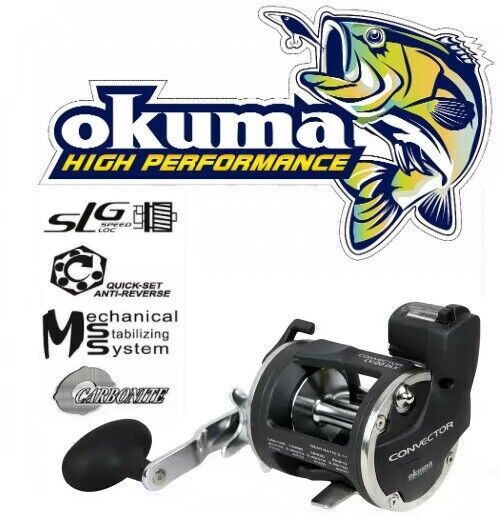 Okuma Convector 45D Line Counter Trolling Reel CV45D | eBay