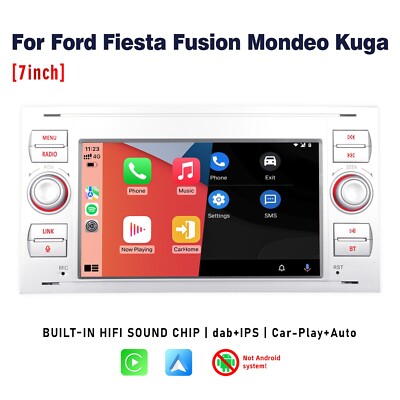 Autoradio SWC CarPlay Android Auto Ford Fusion Focus Fiesta Transit BT FM/AM IPS