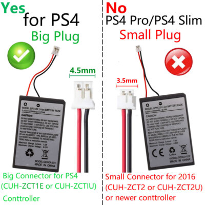 Nieuwe Accu voor de Sony PlayStation 4 Controller
