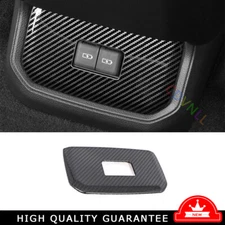 Rear USB Socket Control Frame For Toyota Highlander 2022-2024 Steel Carbon Fiber