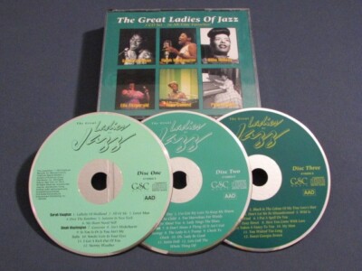 THE GREAT LADIES OF JAZZ 36 ALL TIME FAVORITES 1993 3CD SET V/A SIMONE, HOLIDAY