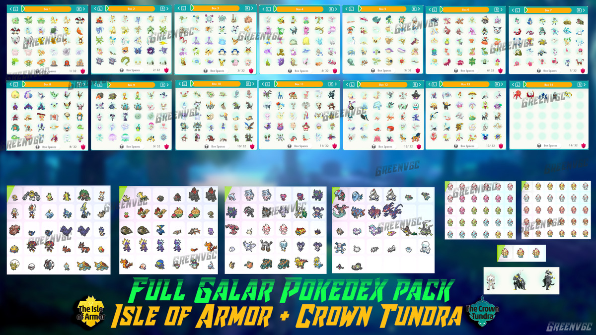 Full National Paldea Pokedex With DLC Shiny 6IV BR, Pokemon Scarlet and  Violet